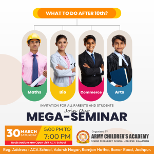 Mega-Seminar Organised by School for Class 10 Students